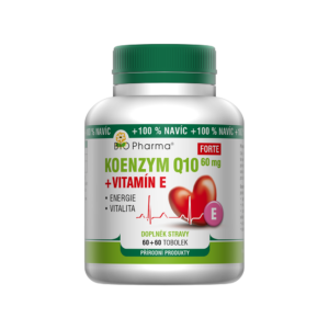 Koenzym Q10 Forte 60 mg + Vitamín E 60+60 tobolek