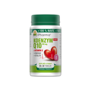 Koenzym Q10 Forte 60 mg + Vitamín E 30+30 tobolek