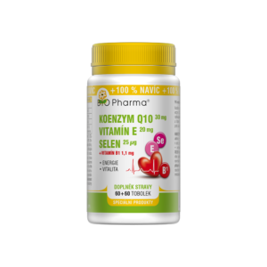 Koenzym Q10 30 mg + Vitamín E 20 mg + Selen 25 µg 60+60 tobolek